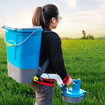 비료 농약 살포 시비기 추비기 수동 농업 살포기 분무기 농업용 살수기 물 뿌리개 조리개, 30리터휘슬헤드8암페어배터리초고속