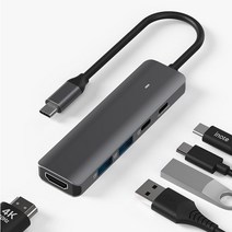 퓨전에프앤씨 아이노트 CH46P 5in1 4K 60Hz C타입 멀티 허브