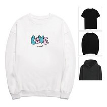 키밍 LOVE 티셔츠 러브 하트 커플티 후드티 맨투맨 행사티셔츠 단체티제작 회원티셔츠 봄 여름 가을 겨울