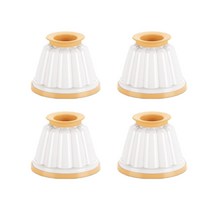 테스코마 커스터드 푸딩몰드, 4개입, White + Yellow