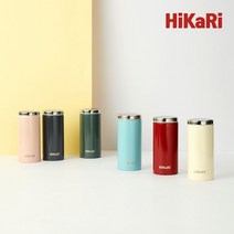 히카리 슬림 미니 보온보냉 스텐 텀블러, 레드, 200ml