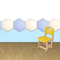 제일컴퍼니 디자인 벌집 벽쿠션 40x34.5x20cm 안전쿠션 어린이집, 블루