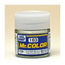 군제 락카 도료 C183 슈퍼클리어 그레이 톤 무광 마감재 코팅 마감제 10ml