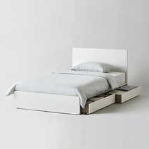 한샘 샘베딩 플레인 침대 SS_서랍형+노뜨LFK, 침대색상:A형: 메이플(A)