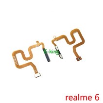 수리 OPPO Realme 6 7 Pro 홈 버튼 지문 메뉴 리턴 키 센서 플렉스 케이블, [05] realme 6 sky blue