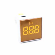 미니 LED 디지털 디스플레이 Hertz 주파수 측정기 대형 스크린 표시기 테스터 20-75Hz 22mm AC24-500V, 05 yellow_01 20-75Hz