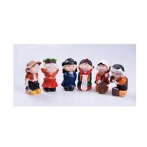 5개세트민속마블인형/마블장식/인테리어소품/민속장식인형, 농부(여)