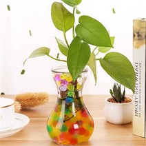 화분 수경재배 장식 수정토 무지개구슬 개구리알 워터비즈 젤리 데코 인테리어, 2cm