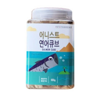 어니스트 연어 큐브 반려동물 동결건조간식 100g, 연어맛, 5개