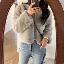 오버클래쓰 여성 숏 자켓 긴팔 데일리 오피스룩 기본 아우터