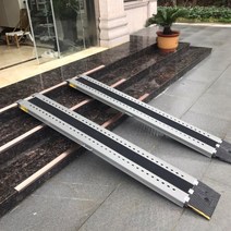장애인 경사로 차량 진입판 휠체어 오토바이 계단 발판 경사판 계단 발판 슬로프, 길이1.2m 폭25cm, 1개