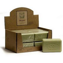 Pre de Provence 프리드프로방스 350g 355ml(12온스) 올리브 오일 라벤더 시어 버터 강화 트리플 밀드 비누 케이스 8개 285670