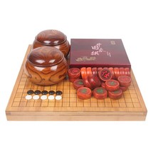 원목바둑판 성인바둑 바둑기사 전문가용 바둑돌 세트, 상세이페이지 참고, D4 4CM 대나무 체스판+대나무항아리+체스