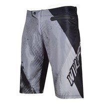 Tencasi 남성용 여성용 산악 자전거 반바지 경량 사이클링 바이커 라이딩용 블랙 블루 M, XL 36, Black Grey