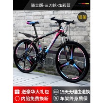저렴한 MTB 산악자전거 입문용 학생용 성인용 24인치 26인치 27.5인치, 27단, 나이트 알루미늄 프레임 3도 화려한