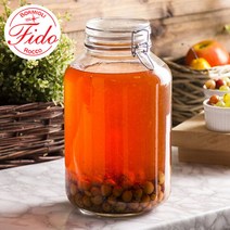 보르미올리 이태리 피도밀폐모음전 유리병 술병 매실병 밀폐용기 저장병, 1개, 4000ml