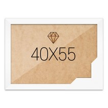 보석십자수액자 40x55 고급형 우드 화이트, 단품