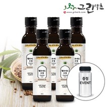 그린약초 햄프씨드 오일 180ml 저온압착 대마종자유 대마씨유 100%, 04_햄프씨드 오일 180mlx5병
