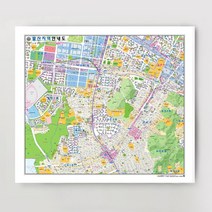 [지번]서울시 강서구 발산 지역 안내도 150cm x 132cm SE, 1.종이코팅