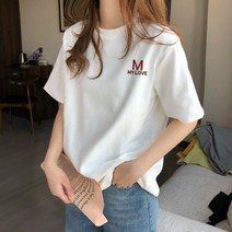 Ssysomey 도매 흰색 반팔 티셔츠 여자