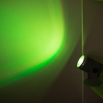 무대 조명 무선 원격 제어 led 연기 기계 무대 효과 미니 LED 무대 스포트 라이트 경량 휴대용 각도 조절, 05 Green light