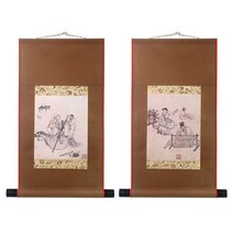 [박씨상방] 명화 미니족자(김홍도), 빨래터