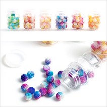 달콩팬시 오도독 슬라임 토핑 재료, B 홀로그램 진주