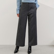 모노앳디 데드 기모 뒤밴딩 와이드 슬랙스