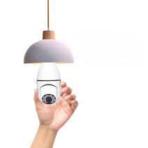 E27 벌브 카메라 HD 1080P 와이파이 감시 와이드 앵글 모션감지 보안 CCTV 홈 모니터, 2PCS Camera 128G