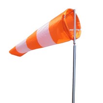 풍향계 풍향기 측량 바람 방향 측정 윈드삭 기상 안전점검 옥외지붕점검, D.오렌지 (폴대미포함)