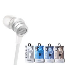 주닉스 CM-57 칼국수 이어폰 인이어 커널형 3.5mm, 블랙