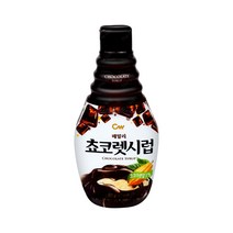 청우제과 초코 시럽 520g 팥빙수 재료 토핑 식재료 X 2