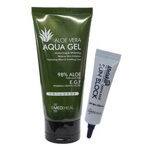 메디힐 알로에베라 아쿠아겔 120ml 선크림증정 피부진정, 2개