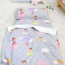이지베이비 2WAY 낮잠이불 풀세트 마이크로베개, 캔디프린세스