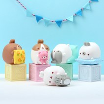 몰랑이 뒹굴뒹굴 일요일 피규어5P세트