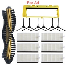 산업용 회사 교체 롤러 사이드 브러시 기본 먼지 필터 HEPA 걸레 세트 ilife A4 A4S A40 X432 폴라리스 PVCR 0826 로봇 진공 청소기 부품용, [08] 011
