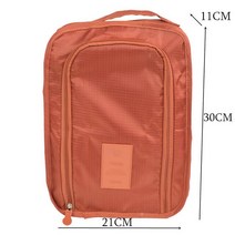 스키 부츠 가방 가정용 방진 신발 보관 휴대용 포켓 여행 커버 지퍼 파우치 홀더 보호, [03] A-Orange