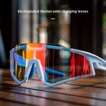 100%고글사이클링 안경 편광 UV 선글라스 남성 여성 야구 스포츠, 02 Sand white frame