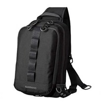 SHIMANO 낚시 가방 슬링 숄더백 BS-025T 블랙 M, 상품명참조