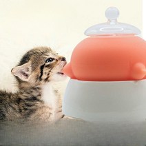 아기 고양이 우유 수유기 동시5마리가능 동물병원, 주황색 젖꼭지4개 (200미리)