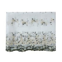 속커튼 쉬폰커튼 레이스커튼 32평거실커튼 반창커튼 lace wave short tulle half curtains for living room 화이트 플로팅 쉬어 발란스 주방