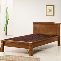 전국무료배송[현대의료기] 205S 싱글침대 참숯볼 돌침대 흙침대, 브라운