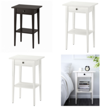 이케아 보조테이블 HEMNES 헴네스 침대협탁 화이트 스테인 46x35 cm