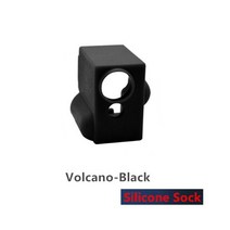 3D 프린터 부품용 실리콘 슬리브 히터 블록 핫엔드 프로텍터 커버 E3D V6/V5 MK7 MK8 MK9/MK10/Volnaco 히트 양말, Volcano Black Sock