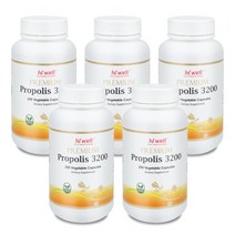 [공식판매점] 하이웰 프로폴리스 3200mg 250캡슐 5통