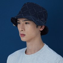 T225AACU14_SV DENIM PANEL BUCKET HAT