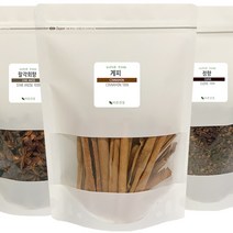 뱅쇼만들기 재료 시나몬스틱300g + 정향100g + 팔각향100g 뱅쇼세트 (지퍼백), 2세트, 500g