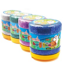 EK_키드키즈 [티파하파] 하비 볼클레이(구슬) 300g 대용량(통), 형광노랑