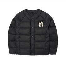 MLB 베이직 스몰로고 U넥 중경량 패딩3ADJB0126-50BKS