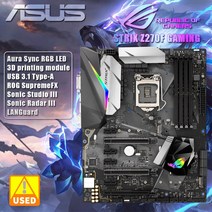 LG 호환A 1151 메인보드 ASUS ROG STRIX Z270F GAMING 인텔 Z270 칩셋 I219V 기가비트 LAN 슬롯 7 세대 6 코어 i7 i5 i3 용, 한개옵션0